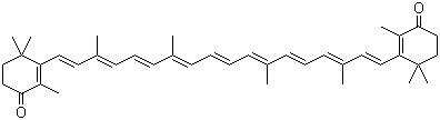 structure of CAS# 514-78-3, Canthaxanthin