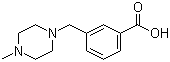 structure of CAS# 514209-42-8, 3-(4-Methylpiperazin-1-ylmethyl)benzoic acid