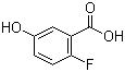 2-Fluoro-5-hydroxybenzoic acid molecular structure (CAS 51446-30-1)