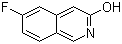 6-氟-3-羟基异喹啉分子结构 (CAS 51463-15-1)