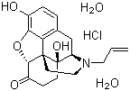 structure of CAS# 51481-60-8, Naloxone hydrochloride dihydrate