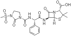 structure of CAS# 51481-65-3, Mezlocillin