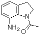 structure of CAS# 51501-31-6, 1-Acetyl-7-amino-2,3-dihydro-1H-indole