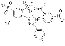 CAS 登录号：515111-36-1, 3-(2,4-二硝基苯基)-5-(2,4-苯二磺酸)-2-(4-碘苯基)-2H-四氮唑内盐钠盐