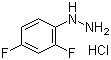 structure of CAS# 51523-79-6, 2,4-Difluorophenylhydrazine hydrochloride