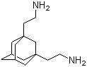 1,3-金刚烷二乙胺分子结构 (CAS 51545-05-2)