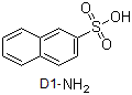 5(或8)-氨基-2-萘磺酸分子结构 (CAS 51548-48-2)