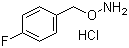O-[(4-Fluorophenyl)methyl]hydroxylamine hydrochloride molecular structure (CAS 51572-89-5)