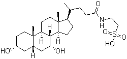 structure of CAS# 516-35-8, Taurochenodeoxycholic acid