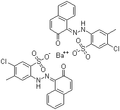 structure of CAS# 5160-02-1, Pigment Red 53:1