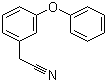3-苯氧基苯乙腈分子结构 (CAS 51632-29-2)