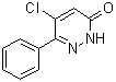 5-Chloro-6-phenyl-3(2H)-pyridazinone molecular structure (CAS 51660-08-3)