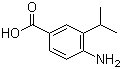 structure of CAS# 51688-76-7, 4-Amino-3-isopropylbenzoic acid