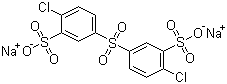 4,4'-二氯二苯砜-3,3'-二磺酸二钠分子结构 (CAS 51698-33-0)