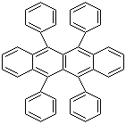 Rubrene molecular structure (CAS 517-51-1)