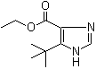 structure of CAS# 51721-21-2, 5-(1,1-Dimethylethyl)-1H-imidazole-4-carboxylic acid ethyl ester