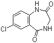 7-氯-3,4-二氢-1H-苯并[e][1,4]二氮杂卓-2,5-二酮分子结构 (CAS 5177-39-9)