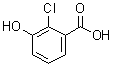 2-氯-3-羟基苯甲酸分子结构 (CAS 51786-10-8)