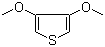 3,4-二甲氧基噻吩分子结构 (CAS 51792-34-8)
