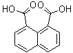CAS # 518-05-8, 1,8-Naphthalenedicarboxylic acid, 1,8-Naphthalic acid, NSC 37065
