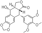 structure of CAS# 518-28-5, Podophyllotoxin