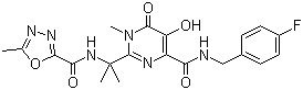 Raltegravir molecular structure (CAS 518048-05-0)