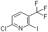 CAS # 518057-64-2, 2-Chloro-5-(trifluoromethyl)-6-iodopyridine, 6-Chloro-2-iodo-3-(trifluoromethyl)pyridine