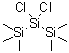 二氯双(三甲基硅烷基)硅烷分子结构 (CAS 5181-42-0)