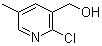 2-氯-3-(羟基甲基)-5-甲基吡啶分子结构 (CAS 518314-64-2)