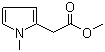 structure of CAS# 51856-79-2, Methyl 1-methyl-2-pyrroleacetate