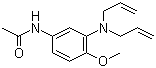 structure of CAS# 51868-45-2, 4-Acetylamino-2-(diallylamino)anisole