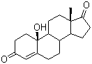 10-beta-羟基雄甾-4-烯-3,17-二酮分子结构 (CAS 5189-96-8)