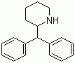 structure of CAS# 519-74-4, 2-Diphenylmethylpiperidine