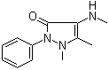 4-(甲基氨基)安替比林分子结构 (CAS 519-98-2)