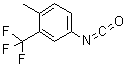 structure of CAS# 51903-64-1, 3-(Trifluoromethyl)-4-methylphenyl isocyanate
