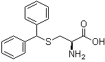 S-二苯甲基-L-半胱氨酸分子结构 (CAS 5191-80-0)