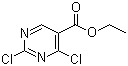 structure of CAS# 51940-64-8, Ethyl 2,4-dichloropyrimidine-5-carboxylate