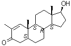 CAS # 5197-58-0, 17beta-Hydroxy-2-methyl-5alpha-androst-1-en-3-one, NSC 34418, NSC 65890, Stenbolone, Stenebolone