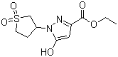 structure of CAS# 51986-04-0, 1-环丁砜-3-乙氧羰基-5-羟基吡唑