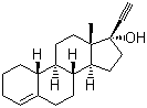 利奈孕醇分子结构 (CAS 52-76-6)