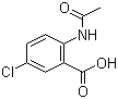 structure of CAS# 5202-87-9, 2-(Acetylamino)-5-chlorobenzoic acid