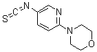 structure of CAS# 52024-29-0, 6-Morpholino-3-pyridinyl isothiocyanate