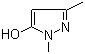 structure of CAS# 5203-77-0, 5-Hydroxy-1,3-dimethylpyrazole