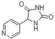 structure of CAS# 52094-68-5, 5-(4-Pyridinyl)-2,4-imidazolidinedione