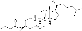 structure of CAS# 521-13-1, 胆固醇丁酸酯