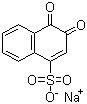 1,2-Naphthoquinone-4-sulfonic acid sodium salt molecular structure (CAS 521-24-4)