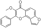 structure of CAS# 521-88-0, Karanjin