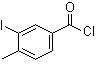 structure of CAS# 52107-98-9, 3-Iodo-4-methylbenzoyl chloride