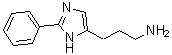 2-Phenyl-1H-imidazole-4-propanamine molecular structure (CAS 521268-89-3)
