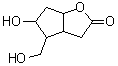 structure of CAS# 521323-11-5, Hexahydro-5-hydroxy-4-(hydroxymethyl)-2H-cyclopenta[b]furan-2-one